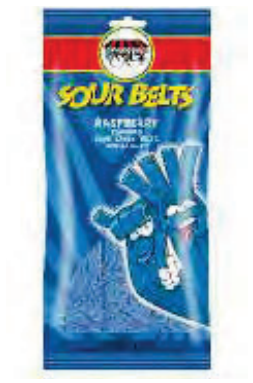 Paskesz Sour Belts - Raspberry