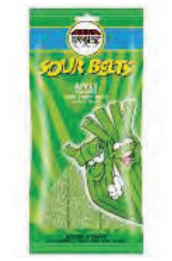 Paskesz Sour Belts - Apple