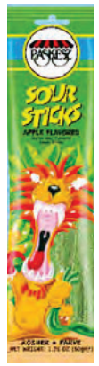 Paskesz Sour Sticks - Apple