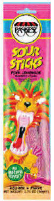Paskesz Sour Sticks - Pink Lemonade