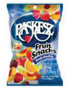 Paskesz Fruit Snacks - Fruit Medley