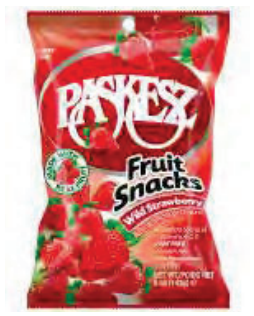 Paskesz Fruit Snacks - Strawberry