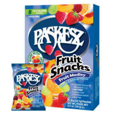 Paskesz Fruit Snacks BOX - Fruit Medley