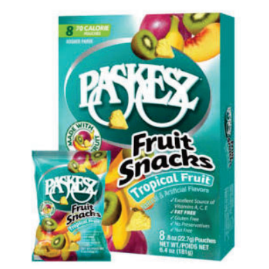Paskesz Fruit Snacks BOX - Tropical