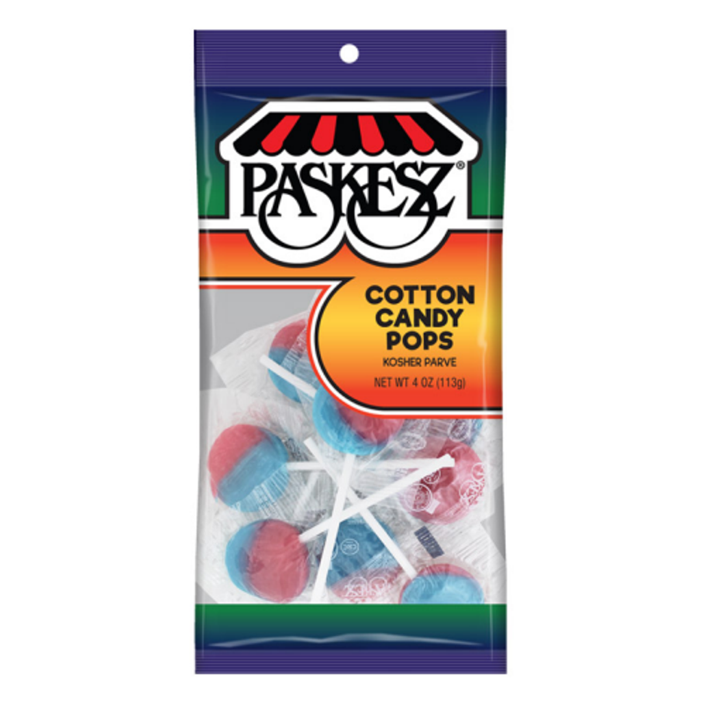 Paskesz Cotton Candy Lollypops