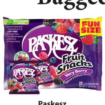 Paskesz Fruit Snacks Family- Berry