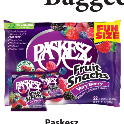 Paskesz Fruit Snacks Family- Berry