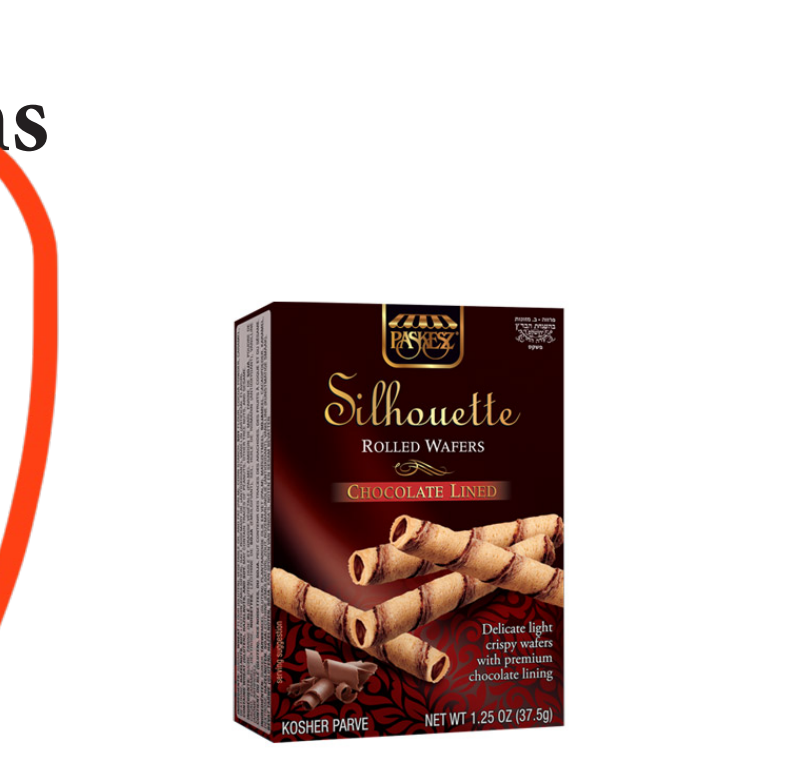 Paskesz Silhouettes Rolls - Choc Lined
