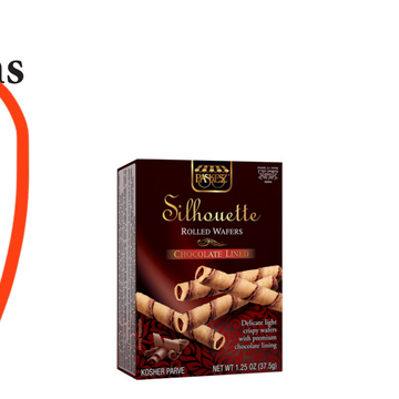 Paskesz Silhouettes Rolls - Choc Lined