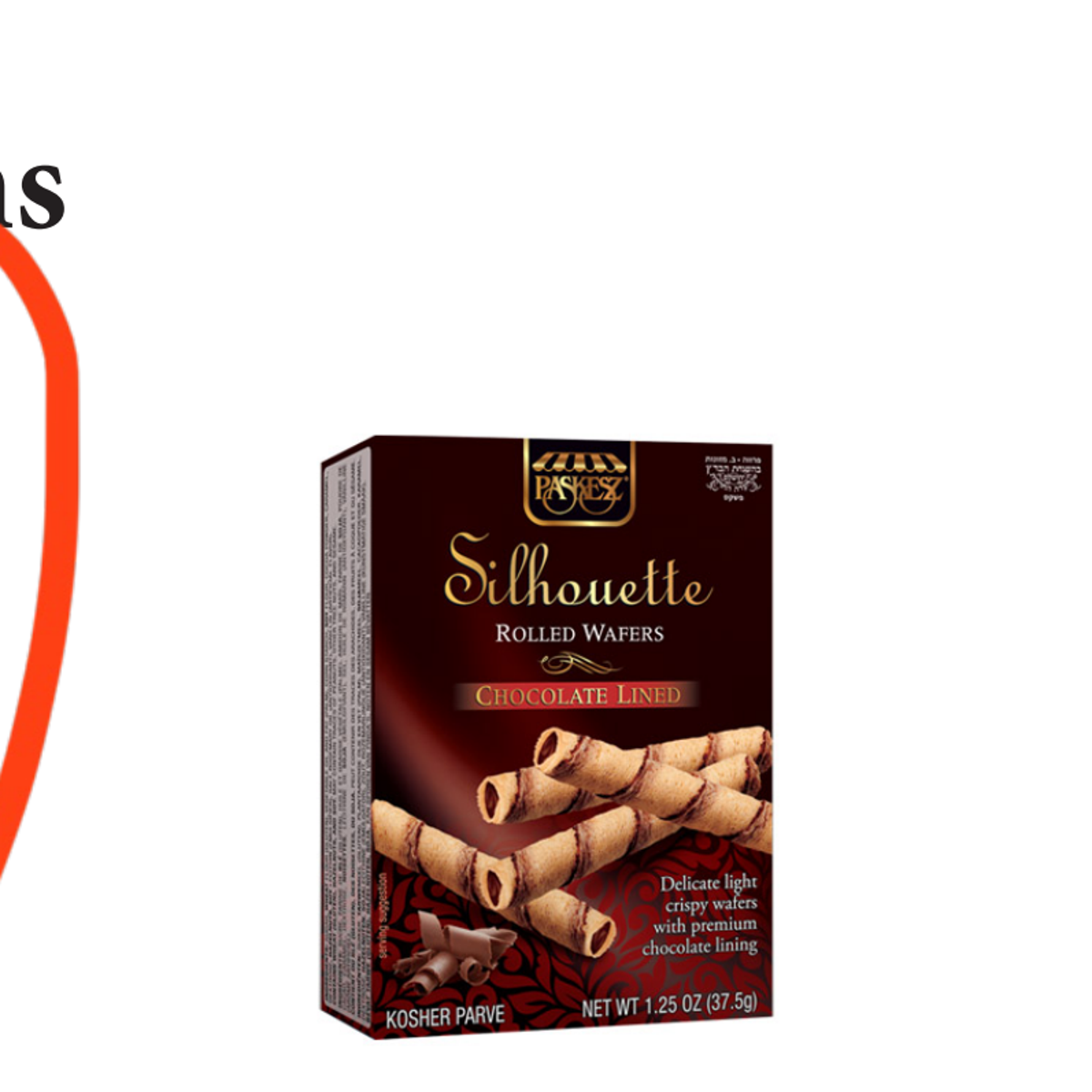 Paskesz Silhouettes Rolls - Choc Lined