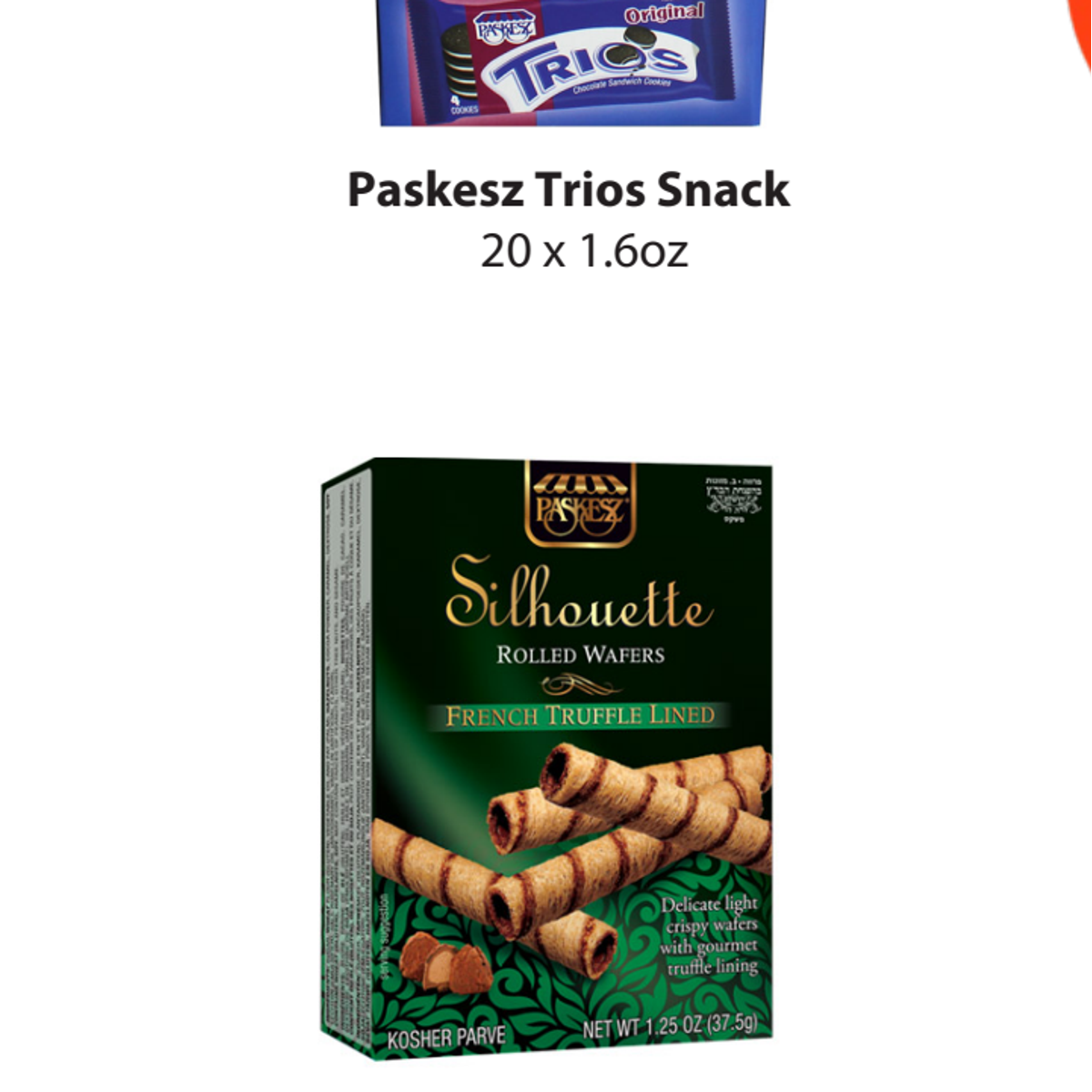Paskesz Silhouettes Rolls - French Truffle