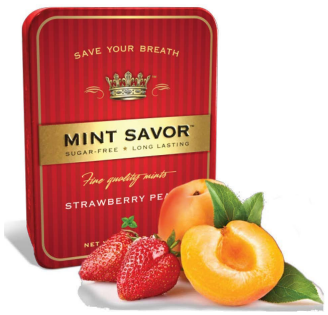 Mint Savor - Strawberry Peach