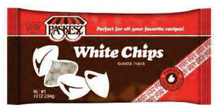 Paskesz White Chocolate Chips