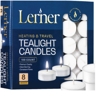 Lerner 8 hour Tealights