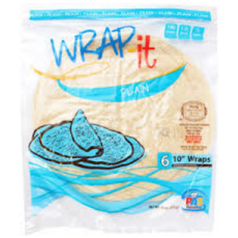 Pas Wraps 10" - Plain