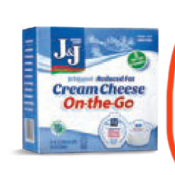 J&J Cream Cheese on the Go