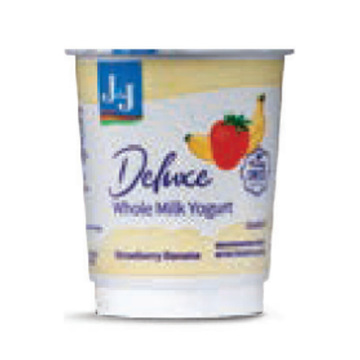 J&J Deluxe Yogurt - Strawberry/Banana