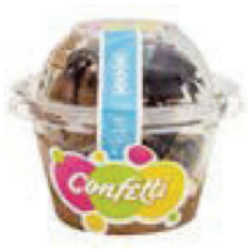 Confetti Ice Cream Cup - Vanilla Chocolate