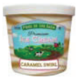 Pride Farm Caramel Swirl Ice Cream