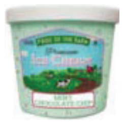 Pride Farm Mint Chip Ice Cream