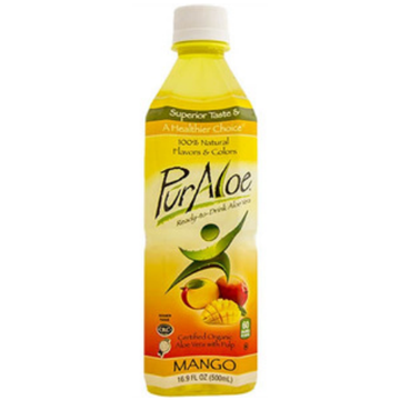PurAloe Flavored Water - Mango
