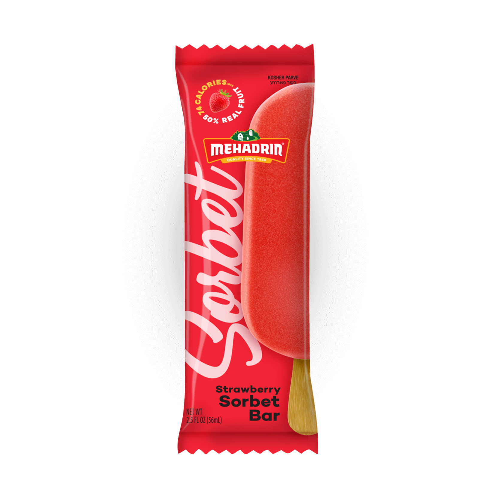 Mehadrin Sorbet Minis - Strawberry