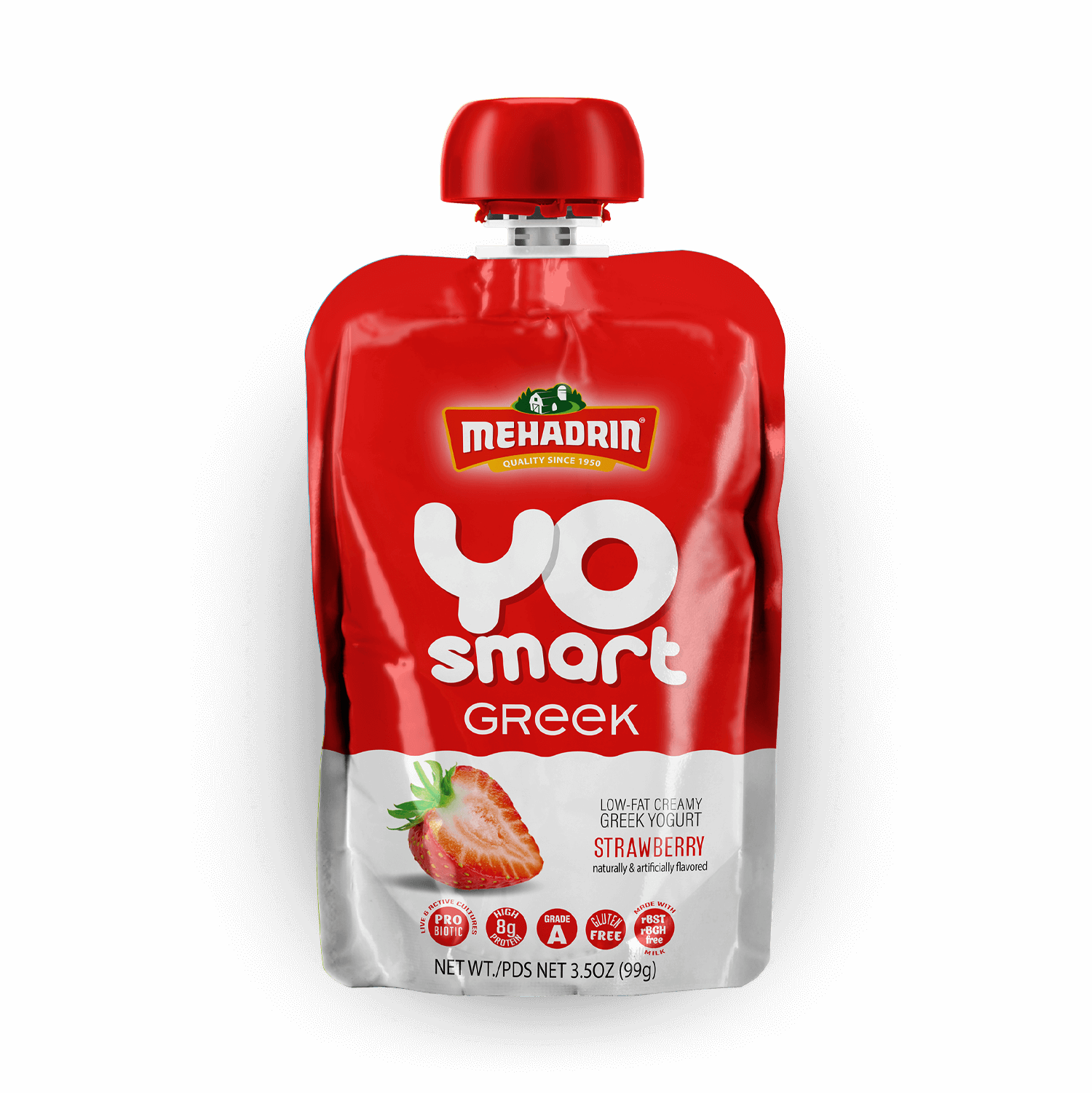 Mehadrin Yo Smart Greek - Strawberry