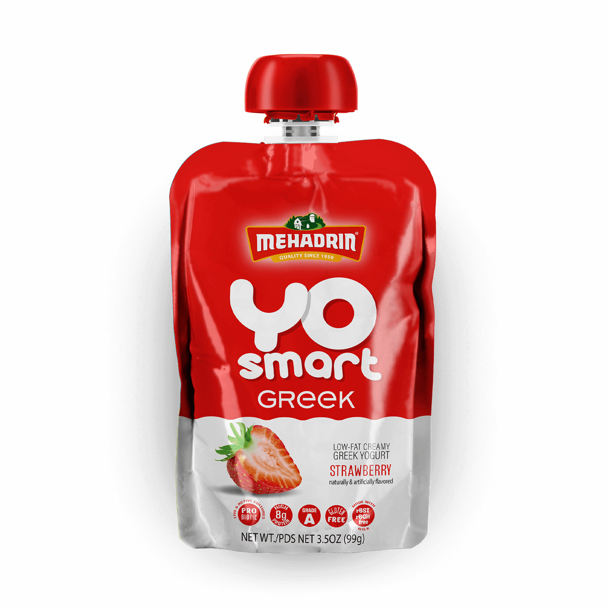 Mehadrin Yo Smart Greek - Strawberry