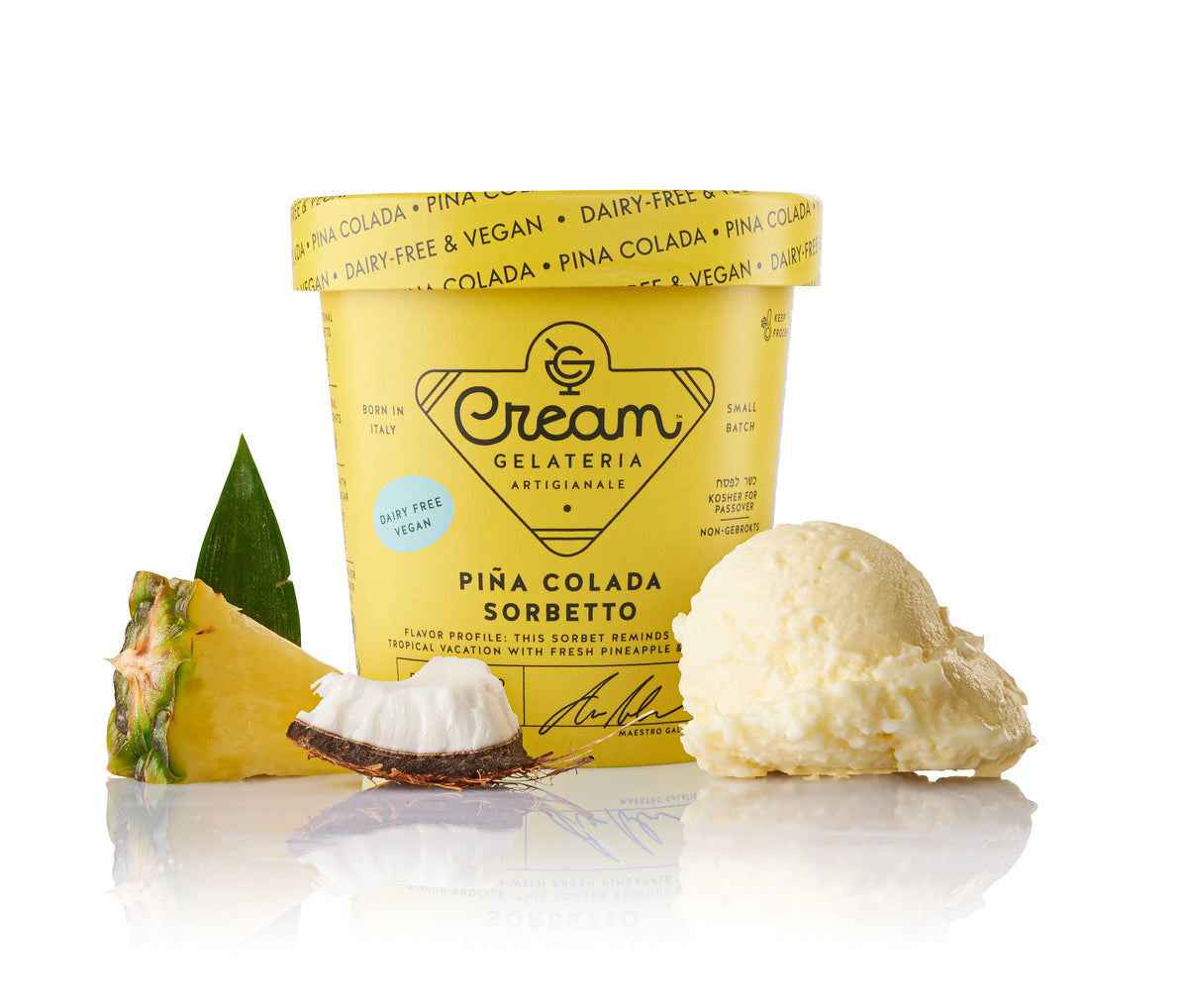 Cream Sorbet - Pina Colada
